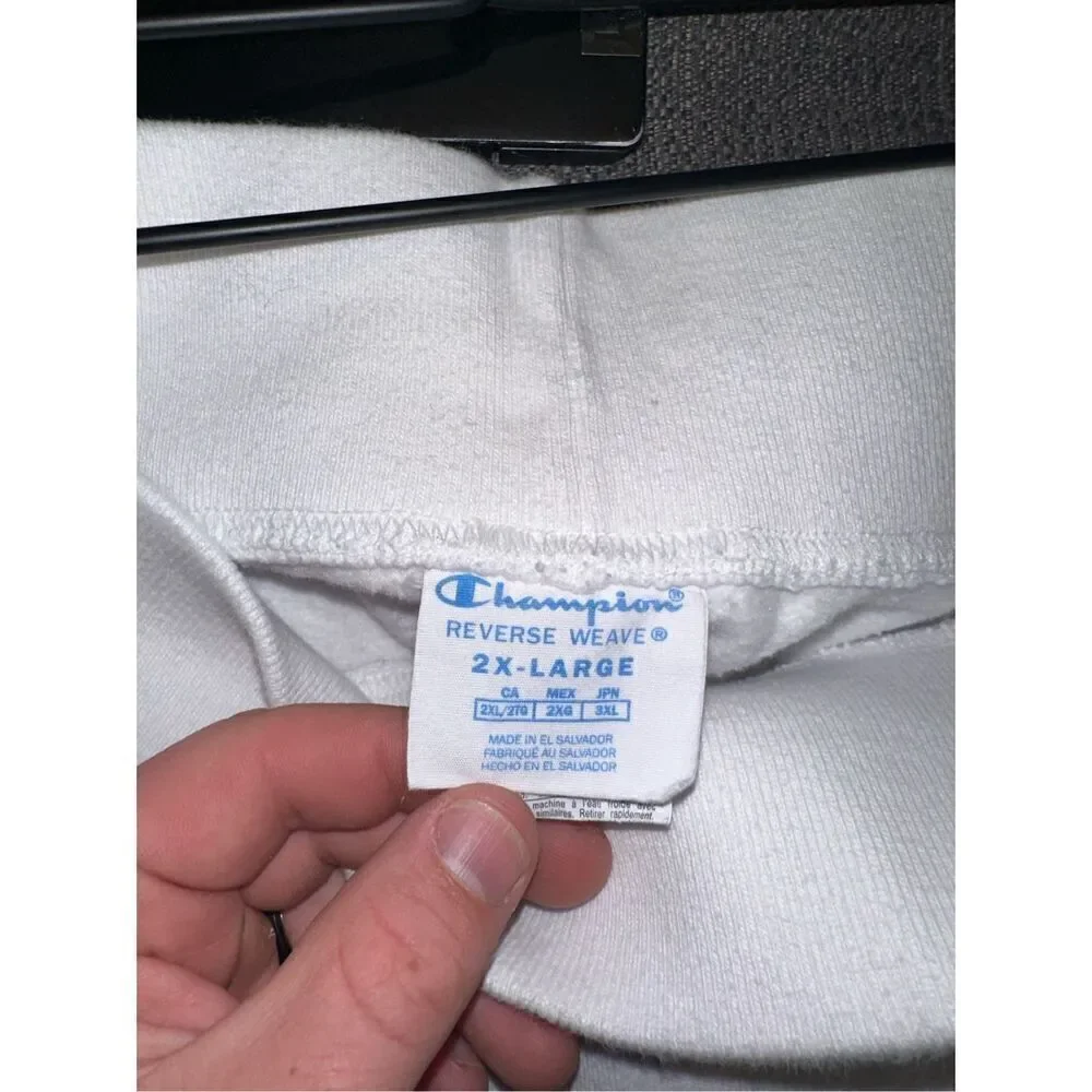 White Champion Reverse Weave Joggers 2XL Women’s
